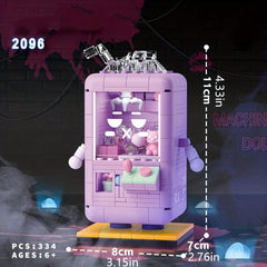 DIY Educational Block Toys Doll Machines Robot & Claw Machine Robot