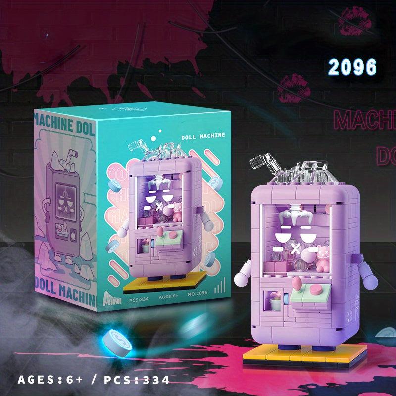 DIY Educational Block Toys Doll Machines Robot & Claw Machine Robot