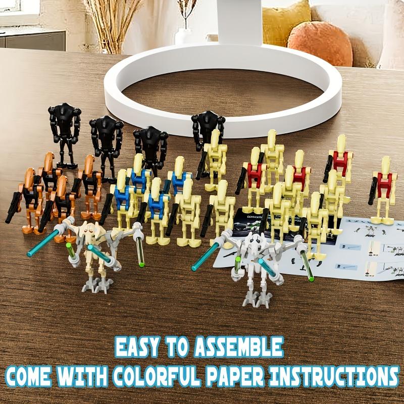 28pcs Combat Robot Military Modeling Kit - Perfect Gift for Friends
