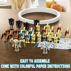 28pcs Combat Robot Military Modeling Kit - Perfect Gift for Friends
