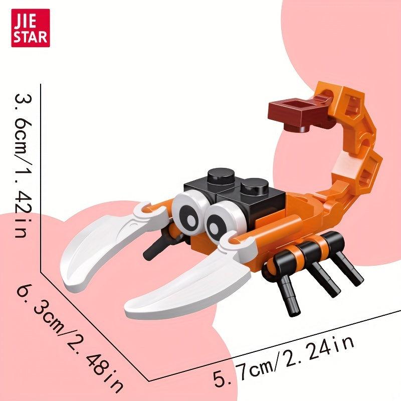 Simulative Scorpion Insect Building Blocks Educational Gift