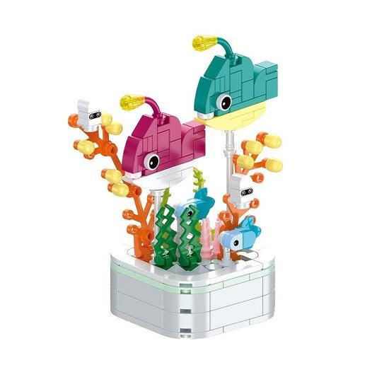 Creative Marine Corals Plants Building Blocks for Kids