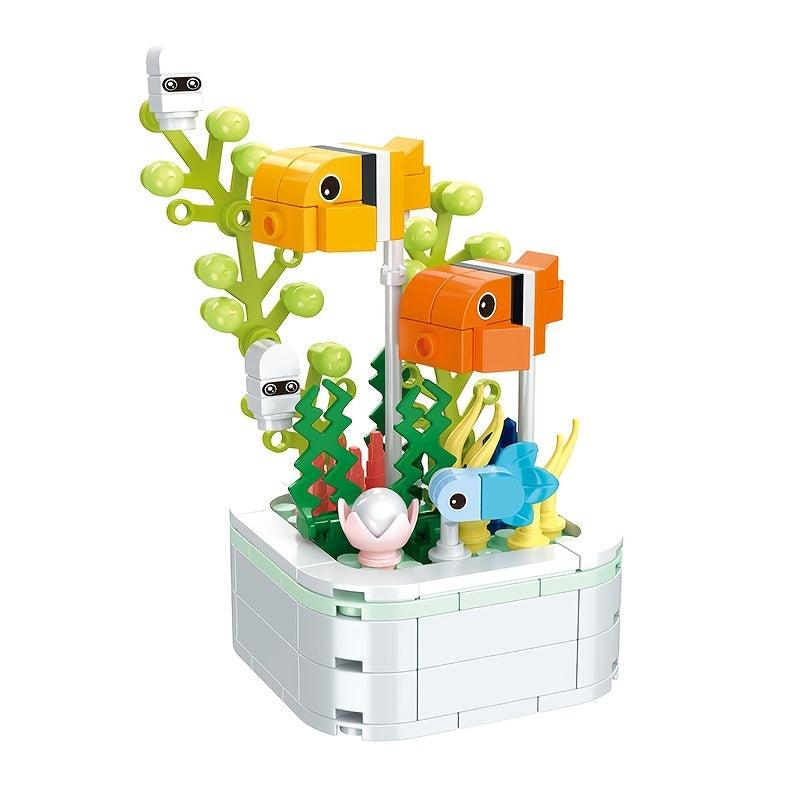 Creative Marine Corals Plants Building Blocks for Kids