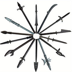 Knight Building Block Figures Sword and Spear Weapon Series Toy