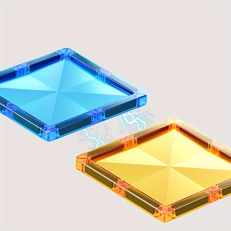 Magnetic Track Tube Building Blocks Puzzle Set