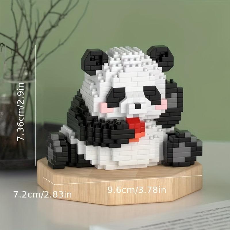 Micro Particle Panda World Building Blocks Set Educational DIY Toy