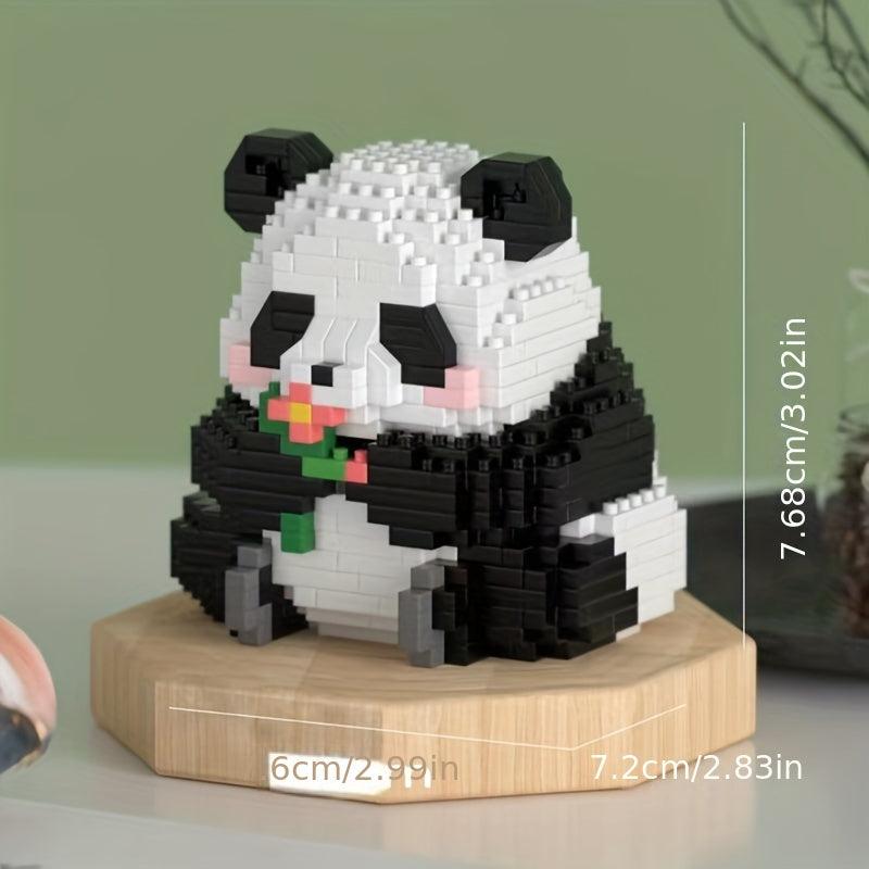 Micro Particle Panda World Building Blocks Set Educational DIY Toy