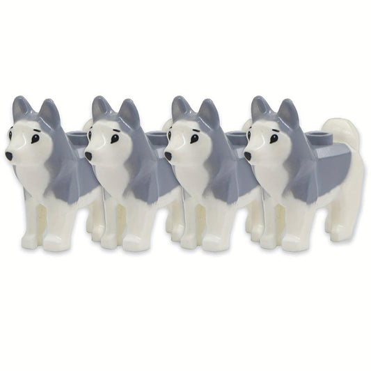 Husky Dog Building Blocks Educational Toy