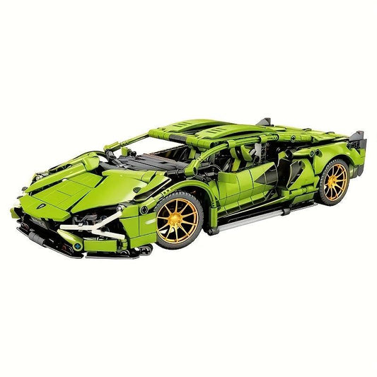 High Tech Racing Sports Car Building Block Set Birthday Gift For Boys