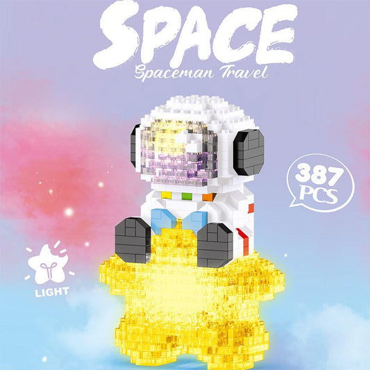 Astronaut Building Block with Light
