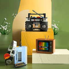 Retro Appliances TV Machine Building Blocks Assembly Toys