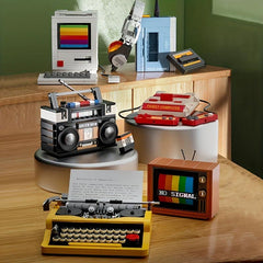 Retro Appliances TV Machine Building Blocks Assembly Toys