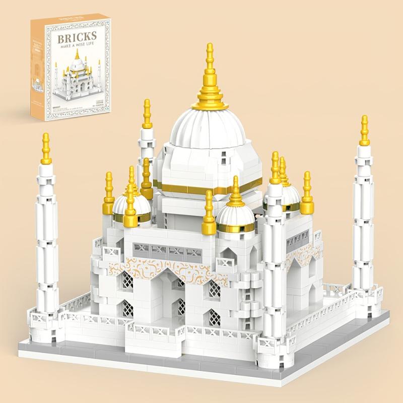1092pcs Taj Mahal Architecture Model Building Blocks DIY