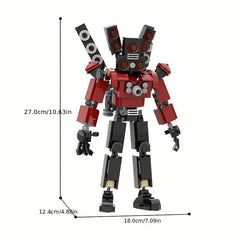 459pcs Toilet Speakerman Toy Speaker Building Blocks Set Fun Role Play Toys