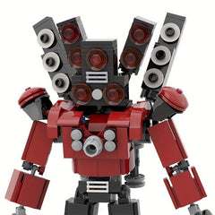 459pcs Toilet Speakerman Toy Speaker Building Blocks Set Fun Role Play Toys