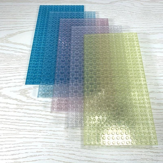 16x32 Dots Double Sided Base Plate High Transparent for Building Blocks