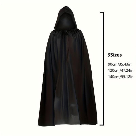 Unisex Hooded Cloak Full Cape Halloween Cosplay Party Adult