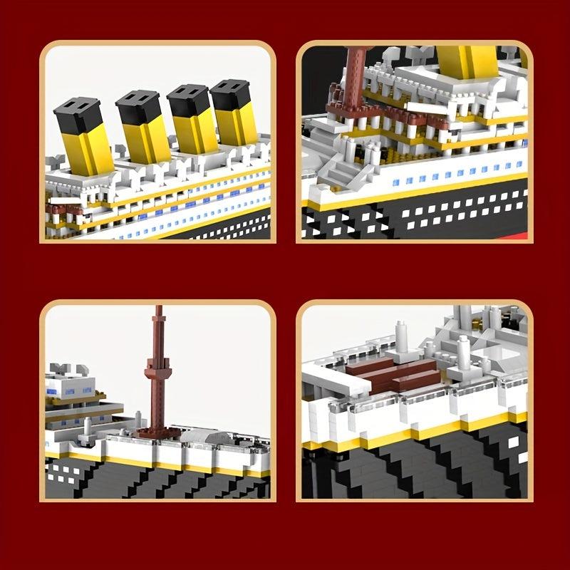 Building Block Assembly Toy Puzzle Cruise Model For Boy And Girl