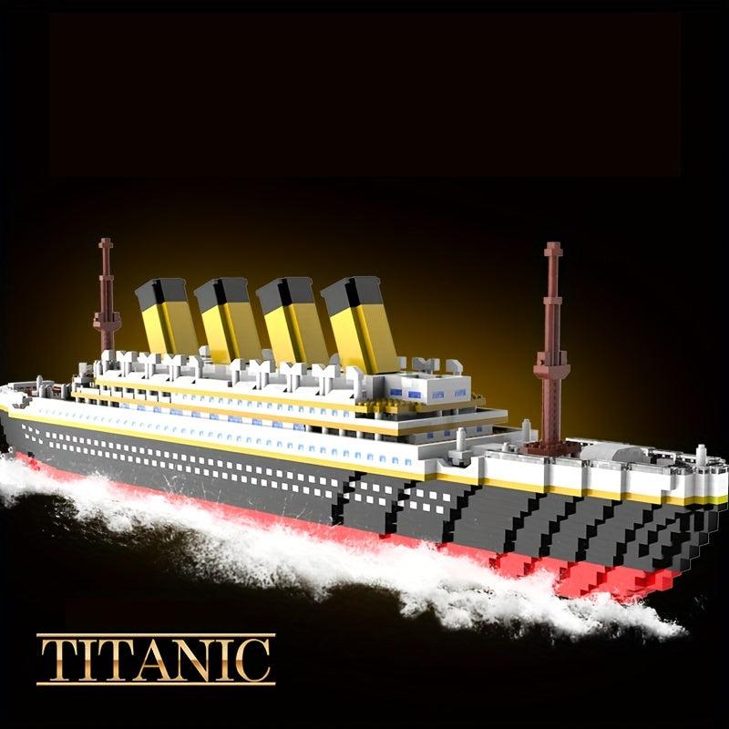 Building Block Assembly Toy Puzzle Cruise Model For Boy And Girl
