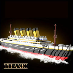 Building Block Assembly Toy Puzzle Cruise Model For Boy And Girl