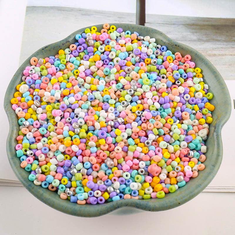 150 Pcs Multicolor Czech Glass Seed Beads Crystal Jewelry DIY Sewing