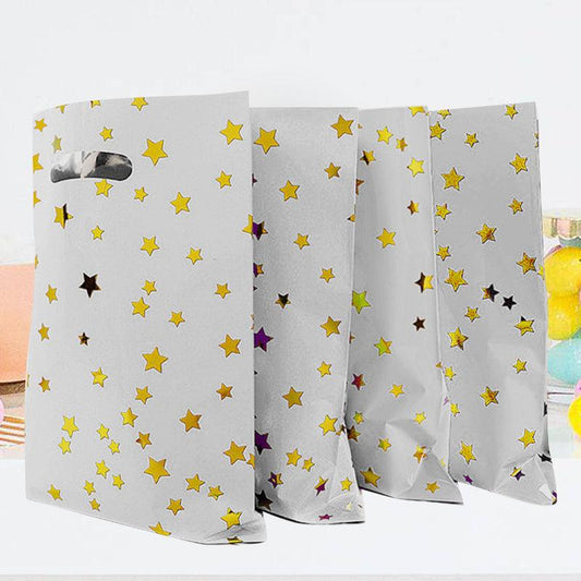 10-Star Tote Gift Bags for Kids & Adults - Holiday Party Candy Bags
