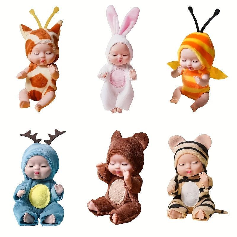 6 Piece Princess Doll Set Great for Birthday & Holiday - Perfect Gift for Kids