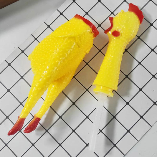 Screaming Chicken Squeeze Sound Pet Toy