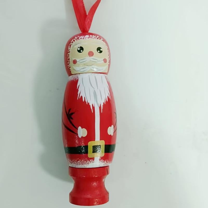 Funny Santa Christmas Pendant Tree Wooden Fun Crafts