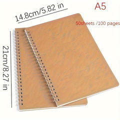 100pcs Blank Draft Book Sketchbook Notepad - Halloween Christmas Gift