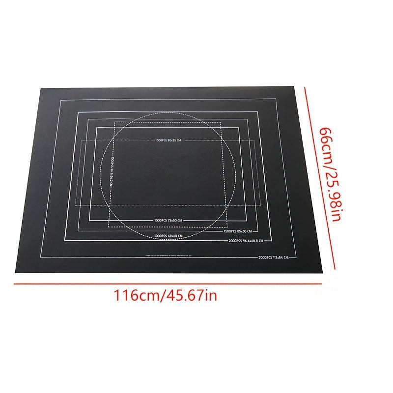 1pc Puzzle Mat Thickened Felt Puzzle Blanket Family Game Supplies