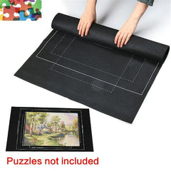 1pc Puzzle Mat Thickened Felt Puzzle Blanket Family Game Supplies
