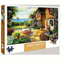 1000pcs Landscape Puzzle Mountain Water Painting Adults Fun Toys