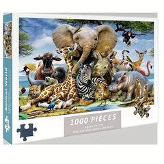 1000pcs Landscape Puzzle Mountain Water Painting Adults Fun Toys