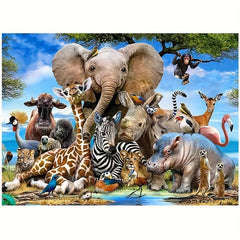 1000pcs Landscape Puzzle Mountain Water Painting Adults Fun Toys