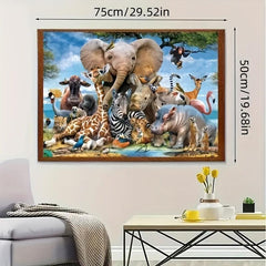1000pcs Landscape Puzzle Mountain Water Painting Adults Fun Toys