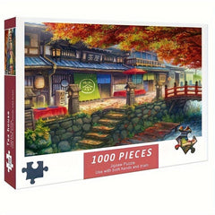 1000pcs Landscape Puzzle Mountain Water Painting Adults Fun Toys