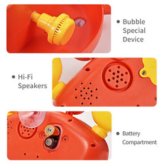 Bubble Machine for Kids Bath Time Gift Boys Girls Halloween Christmas
