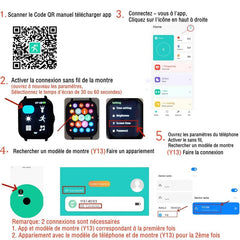 Multifunctional Sports Smart Watch with Call Reminder