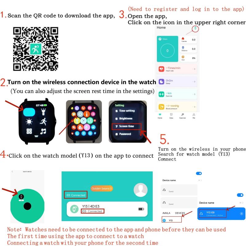 Multifunctional Sports Smart Watch with Call Reminder
