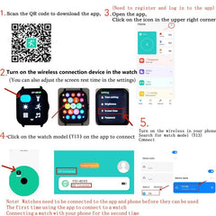 Multifunctional Sports Smart Watch with Call Reminder
