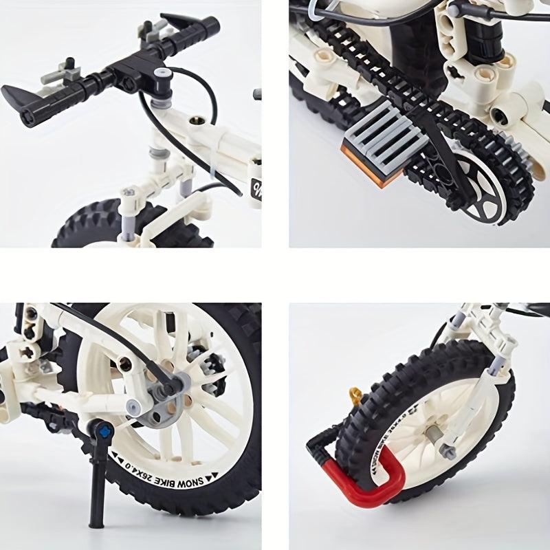 Folding Bicycle Building Blocks Model Ornaments Puzzle Toy