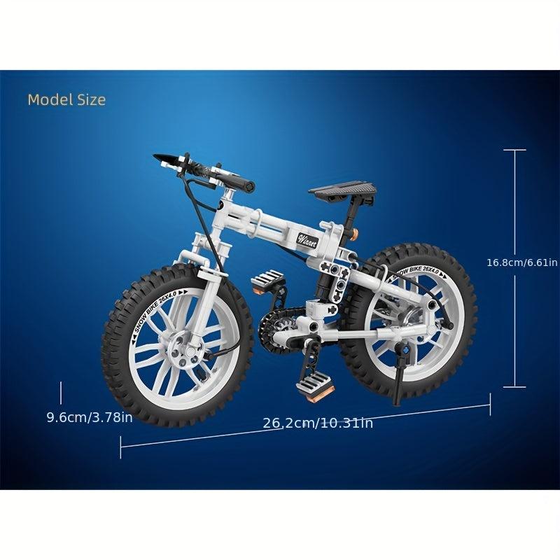 Folding Bicycle Building Blocks Model Ornaments Puzzle Toy