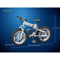 Folding Bicycle Building Blocks Model Ornaments Puzzle Toy