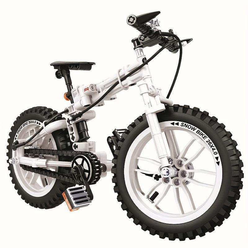 Folding Bicycle Building Blocks Model Ornaments Puzzle Toy