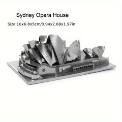 3D Metal Puzzle Notre Dame De Paris Castle Model Gift