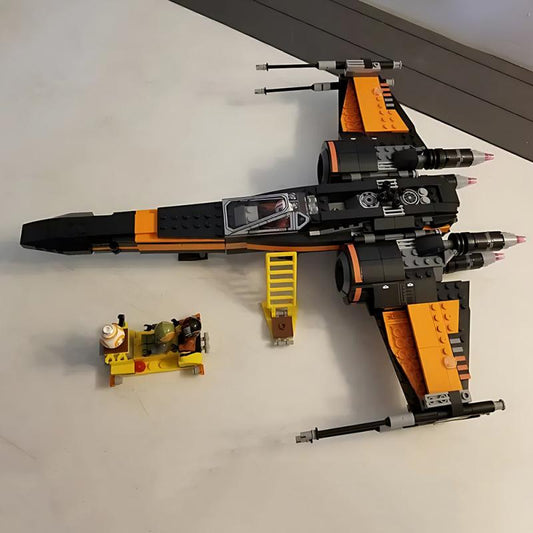 X-wing Fighter Battle Plane Model Building Blocks Set