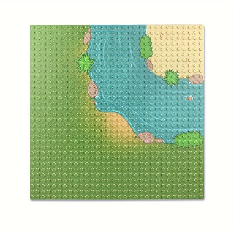 32x32 Building Block Baseplate With River Ocean Pattern
