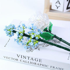 Flower Bouquet Building Blocks Set - Creative Artificial Flower Building Kit