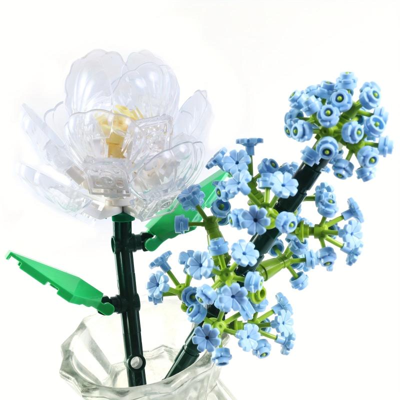 Flower Bouquet Building Blocks Set - Creative Artificial Flower Building Kit